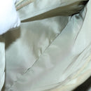 PRADA Tote Bag Nylon Khaki Silver Auth 118637-21