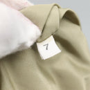 PRADA Tote Bag Nylon Khaki Silver Auth 118637-12