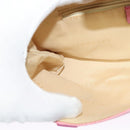 BVLGARI Shoulder Bag Canvas Silver Pink Auth 118640-20