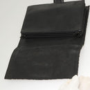 Christian Dior Trotter Canvas Clutch Bag Navy Gold Auth 118646-8