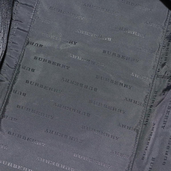 BURBERRY Nova Check Bandouliere Boston Bag Nylon 2way Beige Silver Auth 118648