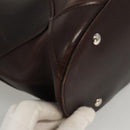 Salvatore Ferragamo Shoulder Bag Leather Brown Auth 118651-10