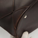 Salvatore Ferragamo Shoulder Bag Leather Brown Auth 118651-12