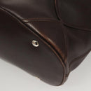 Salvatore Ferragamo Shoulder Bag Leather Brown Auth 118651-15