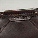 Salvatore Ferragamo Shoulder Bag Leather Brown Auth 118651-14