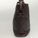Salvatore Ferragamo Shoulder Bag Leather Brown Auth 118651-5