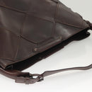 Salvatore Ferragamo Shoulder Bag Leather Brown Auth 118651-6