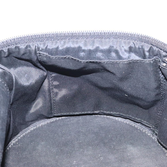 Burberrys Nova Check Hand Bag Canvas Beige Gold Auth 118660