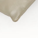 LOEWE Shoulder Bag Leather Gray Gold Auth 118663-16