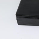 Salvatore Ferragamo Gancini Shoulder Bag Leather Black Gold Auth 118667-12