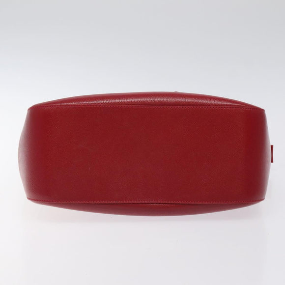 BURBERRY Nova Check Hand Bag Canvas Beige Gold Auth 118669