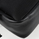 VERSACE Backpack Leather Black Gold Auth 118682A-15