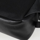 VERSACE Backpack Leather Black Gold Auth 118682V-16