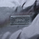 VERSACE Backpack Leather Black Gold Auth 118682A-10