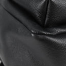 VERSACE Backpack Leather Black Gold Auth 118683A-9