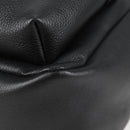 VERSACE Backpack Leather Black Gold Auth 118683A-16