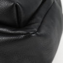 VERSACE Backpack Leather Black Gold Auth 118684A-15