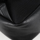 VERSACE Backpack Leather Black Gold Auth 118684A-16