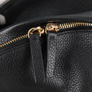 VERSACE Backpack Leather Black Gold Auth 118684A-9