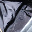 VERSACE Backpack Leather Black Gold Auth 118684A-11