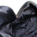 VERSACE Backpack Leather Black Gold Auth 118684A-22