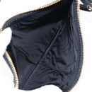 VERSACE Tote Bag Leather 2way Black Gold Auth 118688A-20