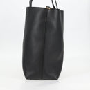VERSACE Tote Bag Leather 2way Black Gold Auth 118688A-5