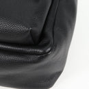 VERSACE Backpack Leather Black Gold Auth 118689A-16