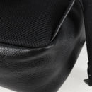 VERSACE Backpack Leather Black Gold Auth 118689A-18