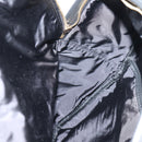 VERSACE Backpack Leather Black Gold Auth 118689A-25