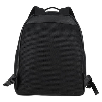 VERSACE Backpack Leather Black Gold Auth 118689A - 0