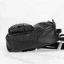 VERSACE Backpack Leather Black Gold Auth 118689A-4