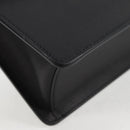 VERSACE Hand Bag Leather 2way Gold Black Auth 118691M-9