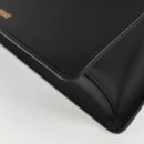 VERSACE Hand Bag Leather 2way Gold Black Auth 118691M-16