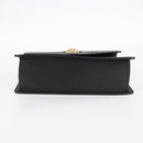 VERSACE Hand Bag Leather 2way Gold Black Auth 118691M-5