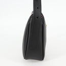 VERSACE Hand Bag Leather Black Gold Auth 118692A-4