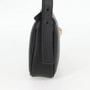 VERSACE Hand Bag Leather Gold Black Auth 118694A-4