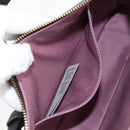 VERSACE Hand Bag Leather Black Gold Auth 118695A-22