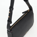 VERSACE Hand Bag Leather Black Gold Auth 118695A-6