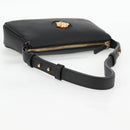 VERSACE Hand Bag Leather Black Gold Auth 118695A-7