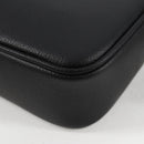 VERSACE Hand Bag Leather Gold Black Auth 118698M-16