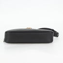 VERSACE Hand Bag Leather Gold Black Auth 118698M-5