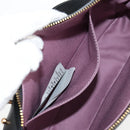 VERSACE Hand Bag Leather Gold Black Auth 118699A-21