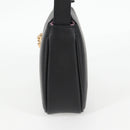 VERSACE Hand Bag Leather Gold Black Auth 118699A-4