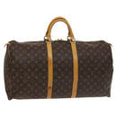 LOUIS VUITTON Monogram Keepall 55 Boston Bag M41424 LV Auth 118704-1
