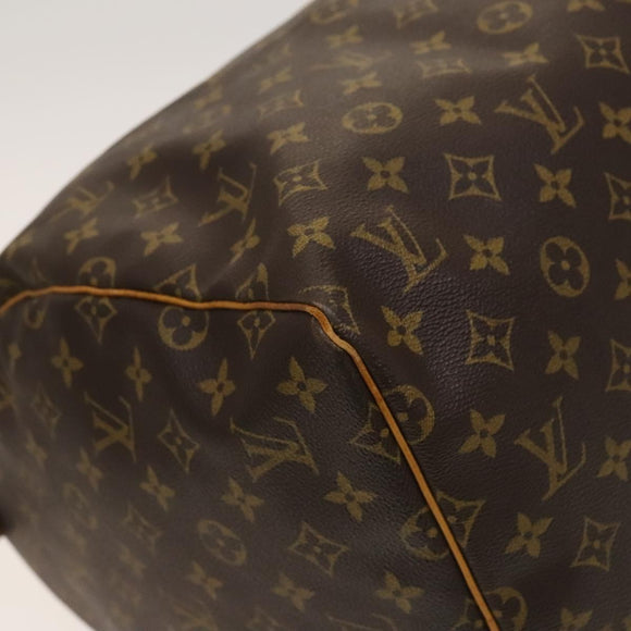 LOUIS VUITTON Monogram Keepall 55 Boston Bag M41424 LV Auth 118704