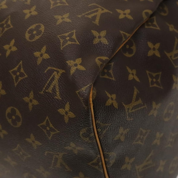 LOUIS VUITTON Monogram Keepall 55 Boston Bag M41424 LV Auth 118704