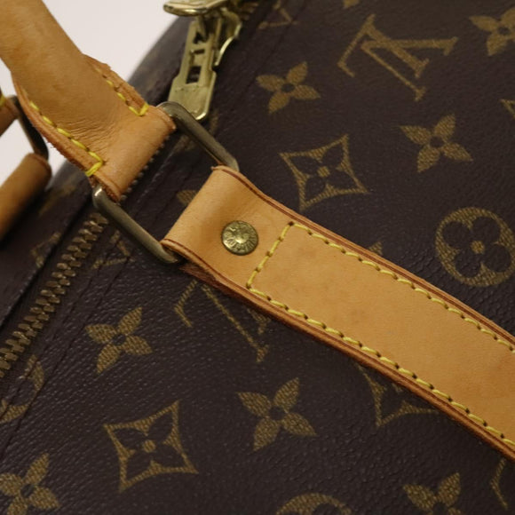 LOUIS VUITTON Monogram Keepall 55 Boston Bag M41424 LV Auth 118704