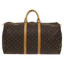 LOUIS VUITTON Monogram Keepall 55 Boston Bag M41424 LV Auth 118704-2
