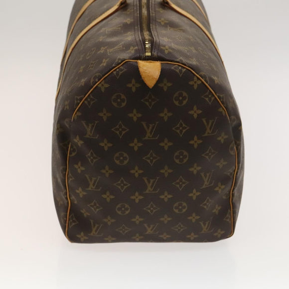 LOUIS VUITTON Monogram Keepall 55 Boston Bag M41424 LV Auth 118704
